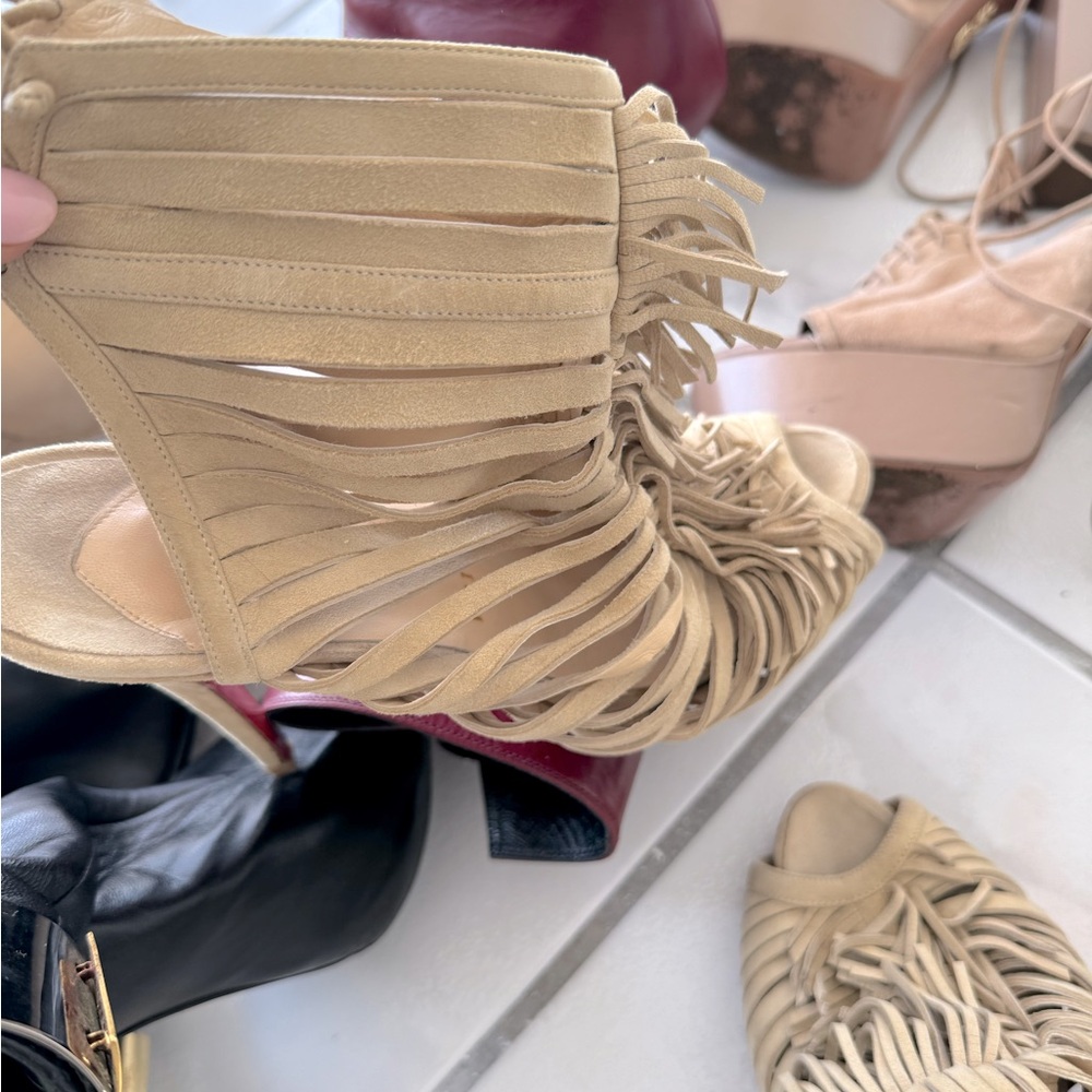 Various shoes 👟 all designs Christian , aquazzura,saint Laurent , Dior ,Chanel